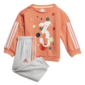 Adidas Summer Jogger Baby-Girls Training Set Semcor/White Fm6407