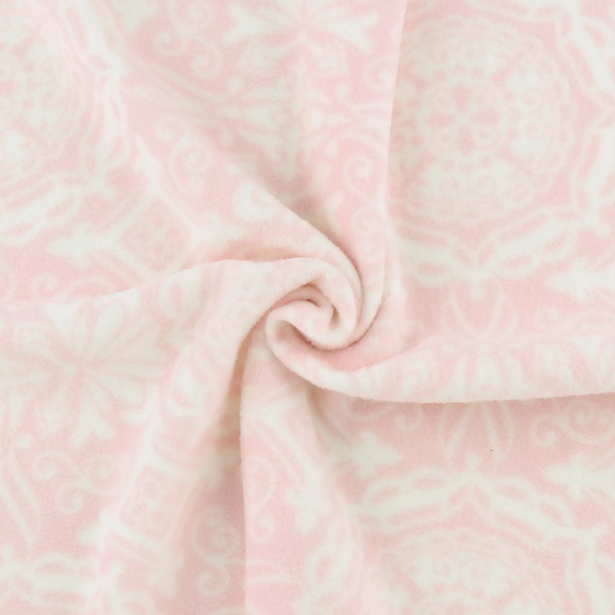 Anti Pill Fleece Print - MONTANA - 044 - Rose