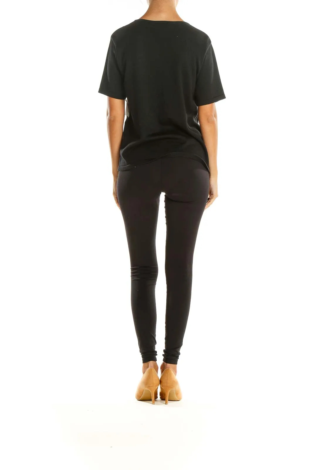 Black Casual T-Shirt