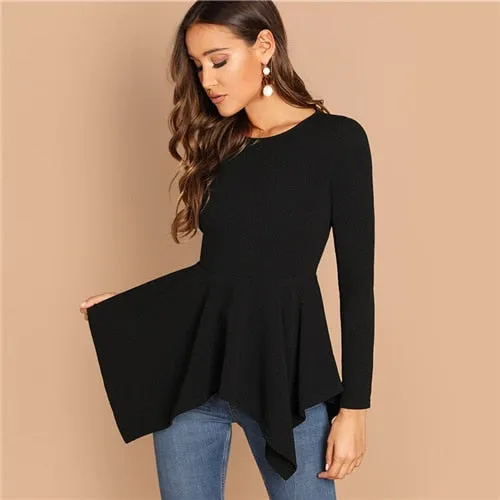 Black Casual Top