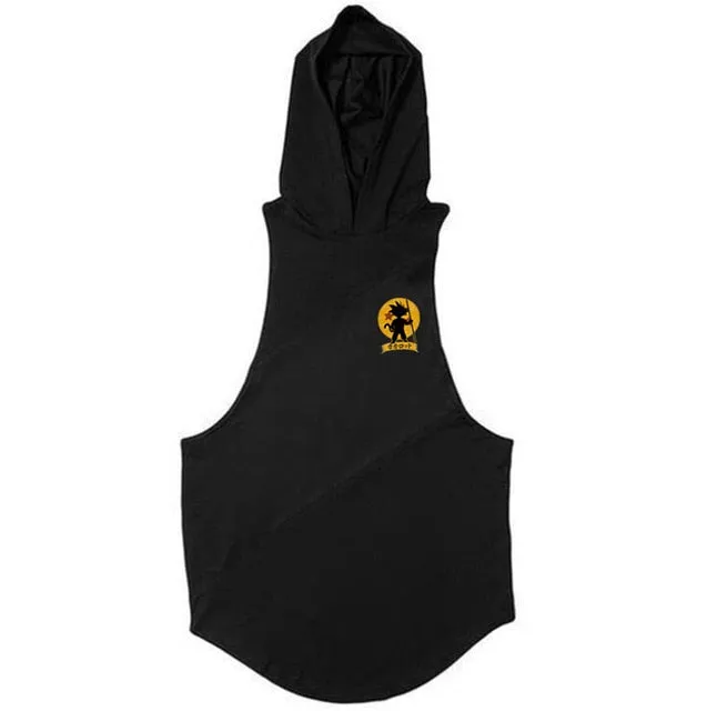 Bodybuilding Dragon Ball Fitness Men Gyms Tank Top Vest Stringer