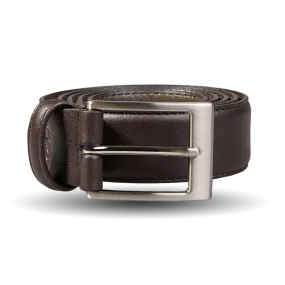 Brown Matt Calf Leather 35mm Belt