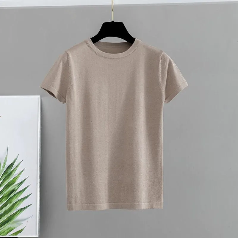 Casual Summer O-neck Knitted Tops