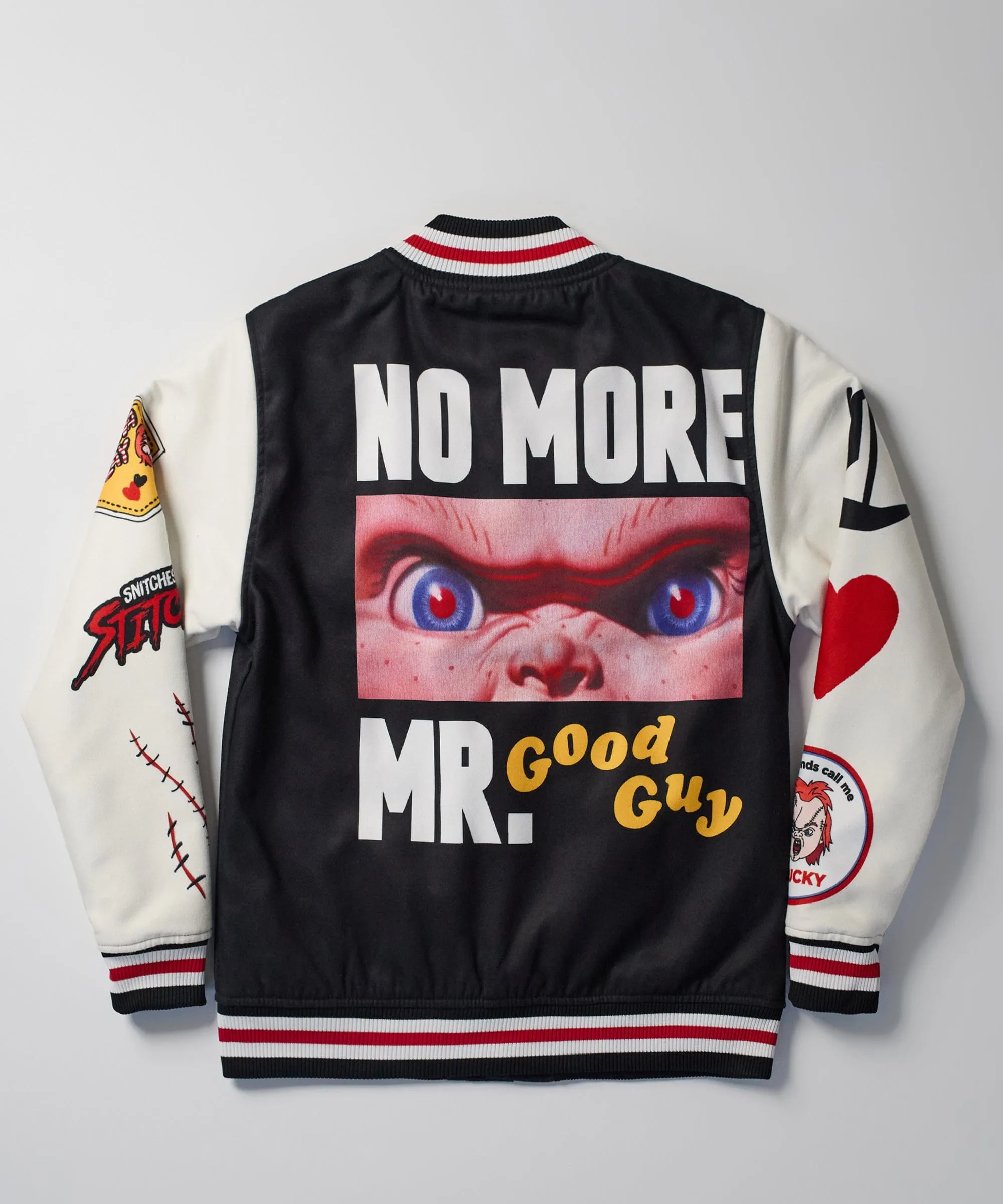 Chucky Wool Varsity Jacket - Black