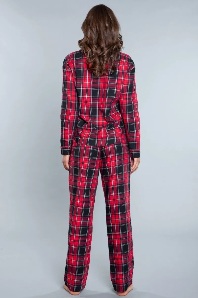 Diva Saige Flannel Pajamaa Set