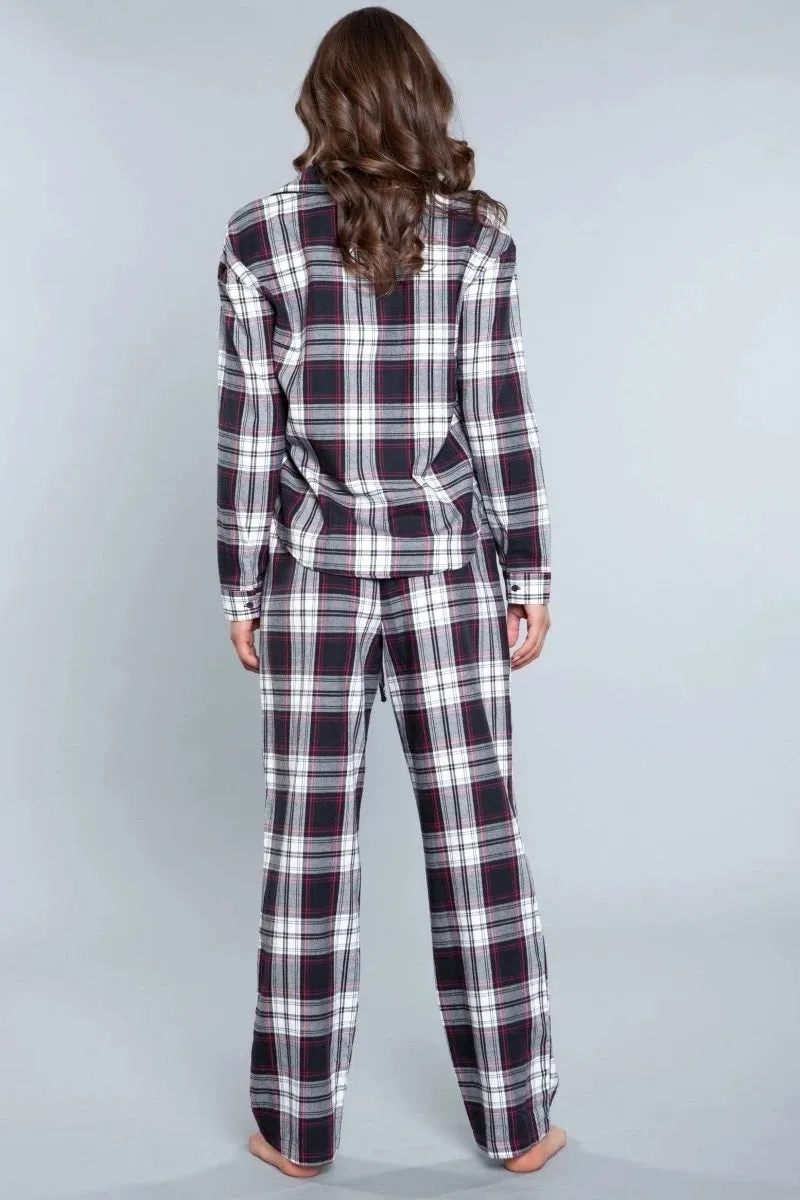 Diva Saige Flannel Pajamaa Set