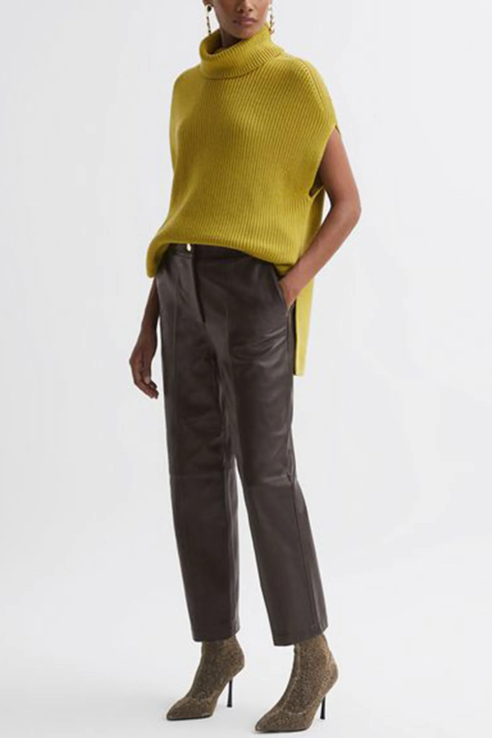 Florere Tapered Leather Trousers