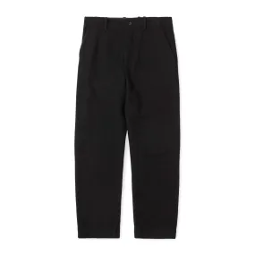 Fox P Lined Trousers Pure Wool Flannel - Black