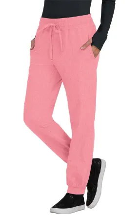 Gemma Jogger by KOI XS-3XL / Heather Soft Pink