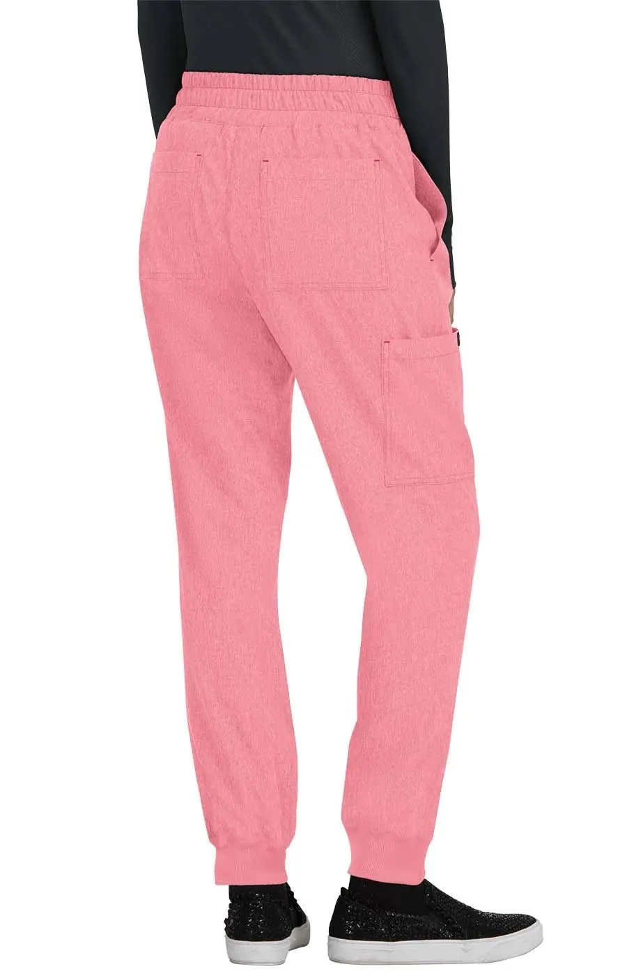 Gemma Jogger by KOI XS-3XL / Heather Soft Pink