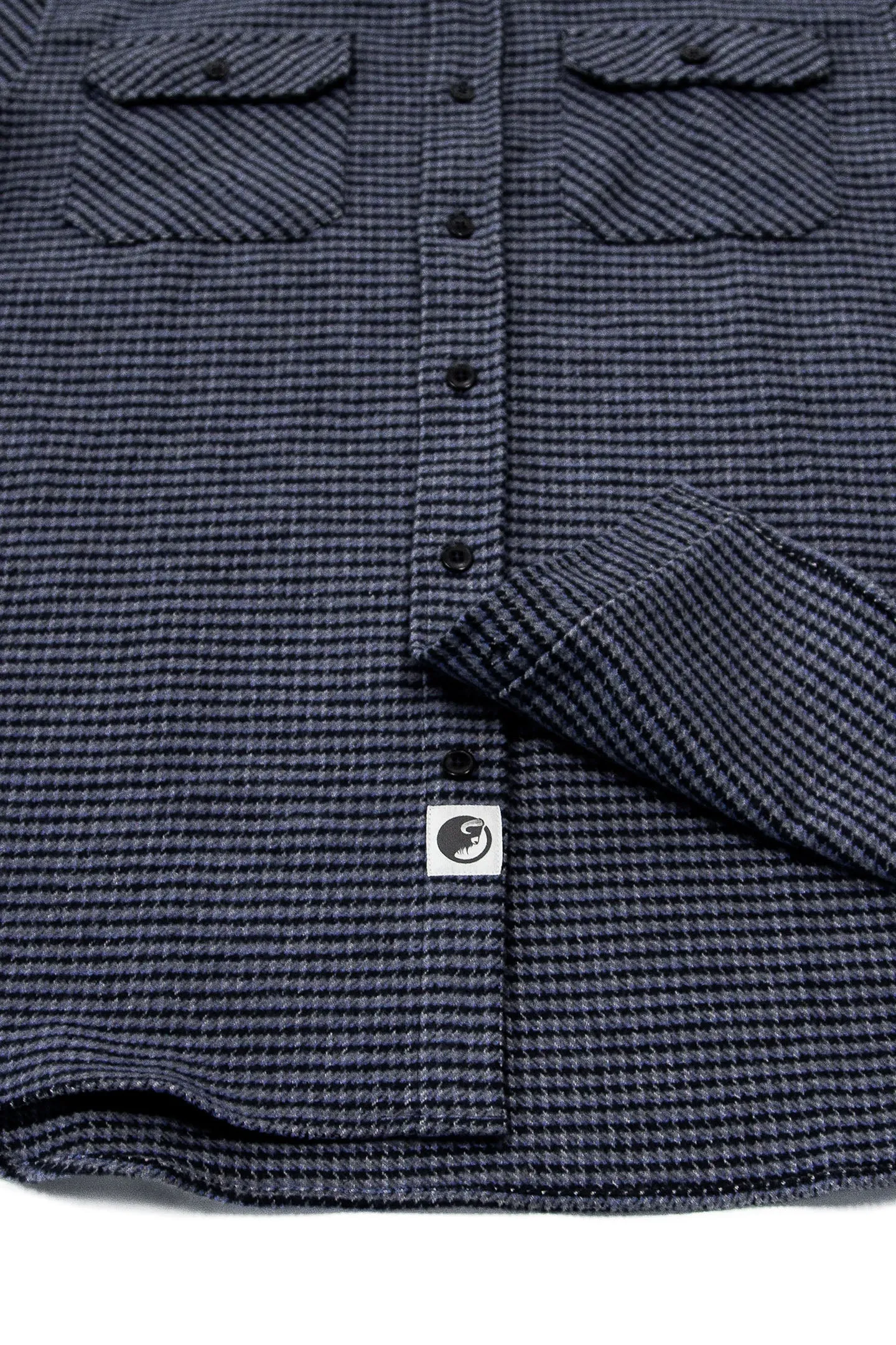 Grand Flannel, Dark Blue Mini Check