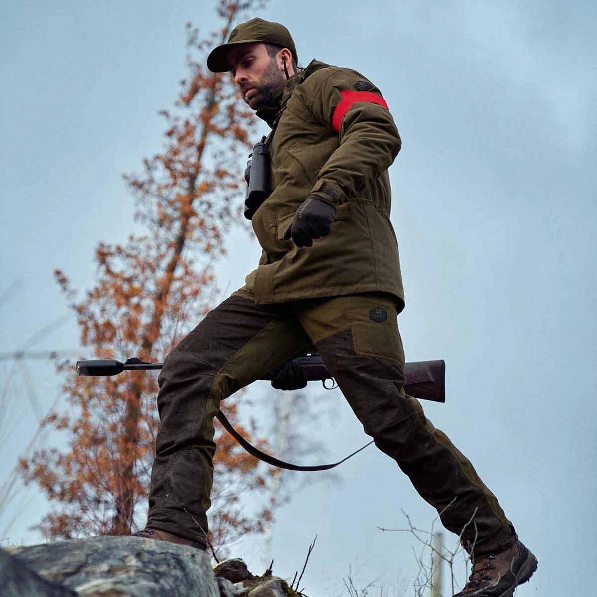 Harkila Driven Hunt HWS Leather Trousers