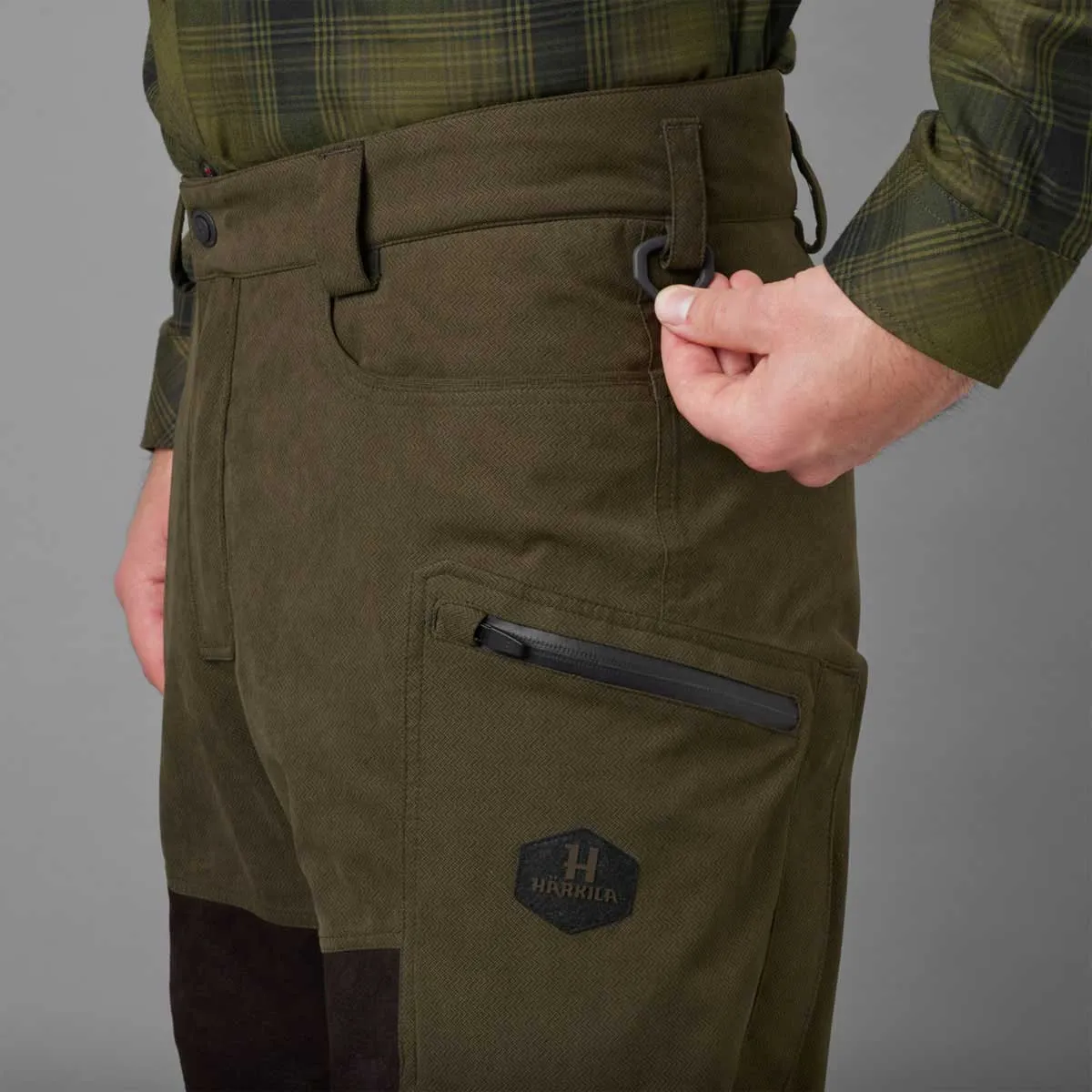 Harkila Driven Hunt HWS Leather Trousers