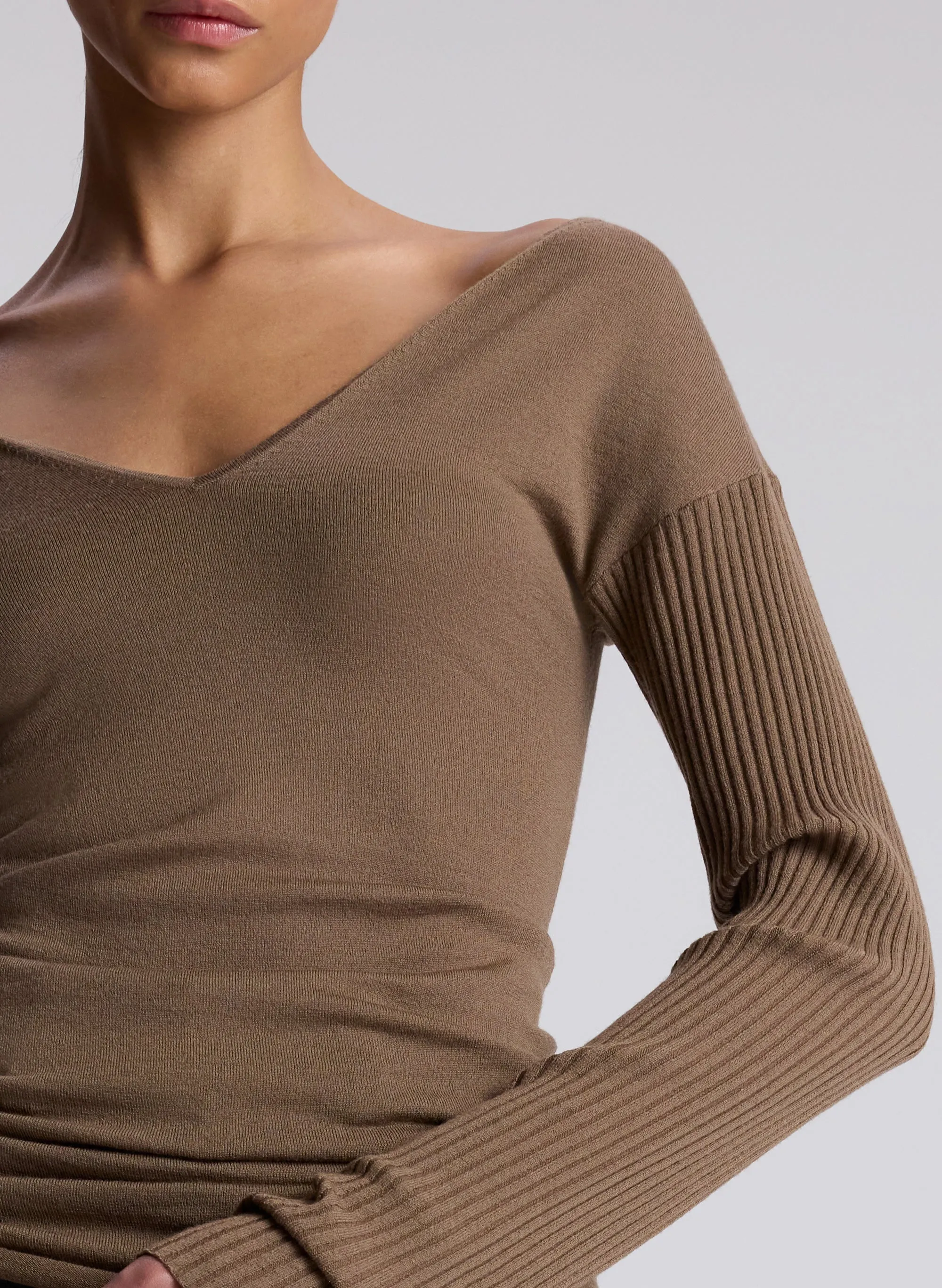 Keaton Ribbed Merino Top