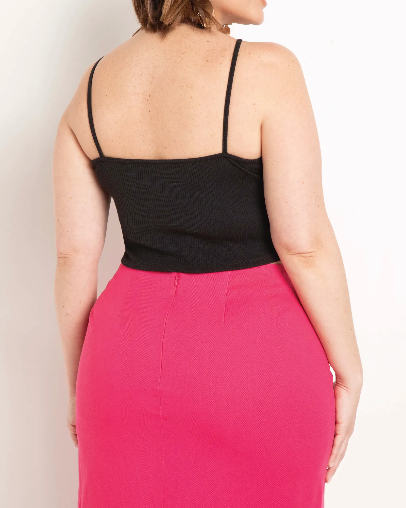 Kennedi Halter Neckline Top | Totally Black