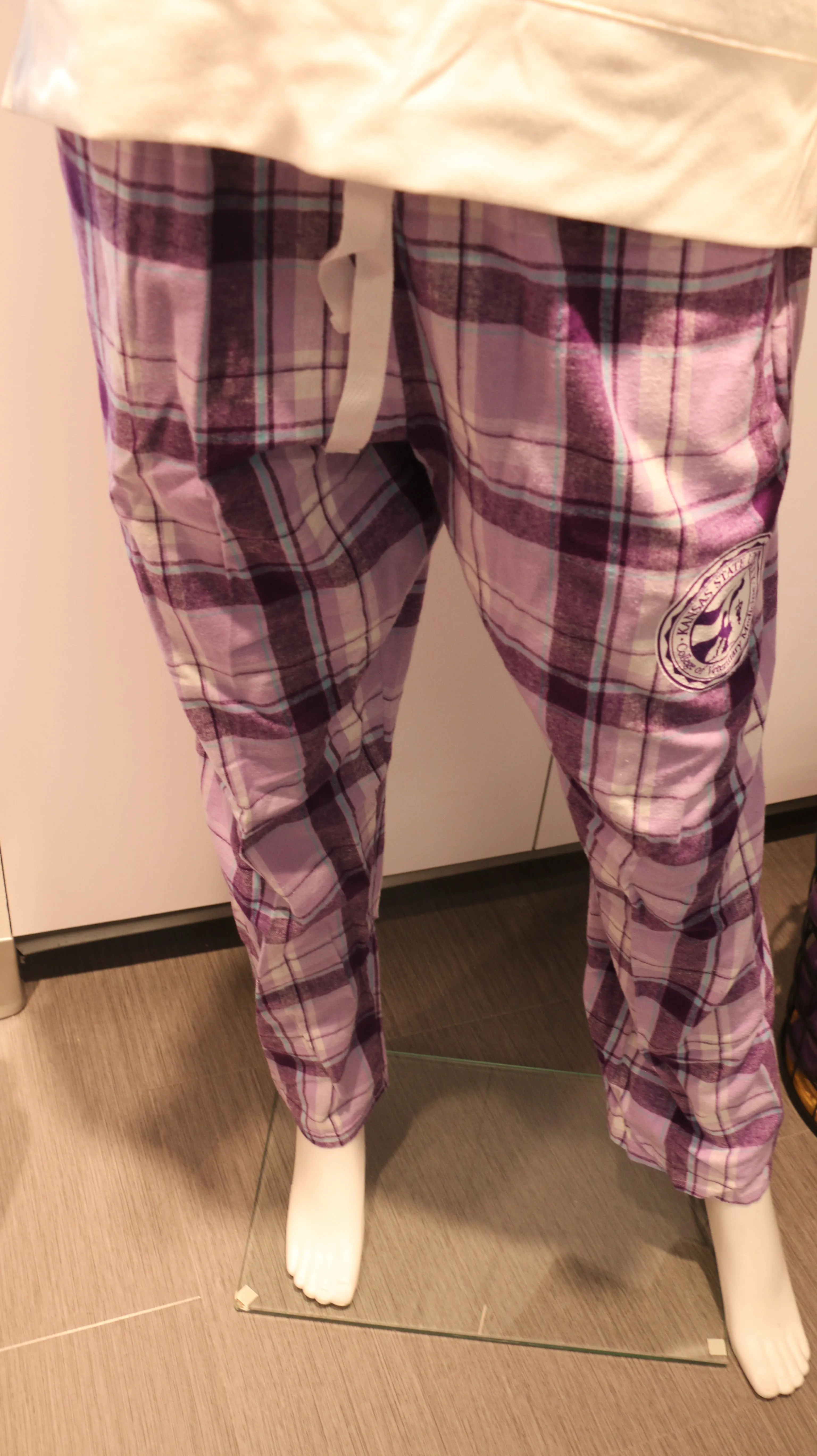 Ladies Haley Flannel Pants - Lavender