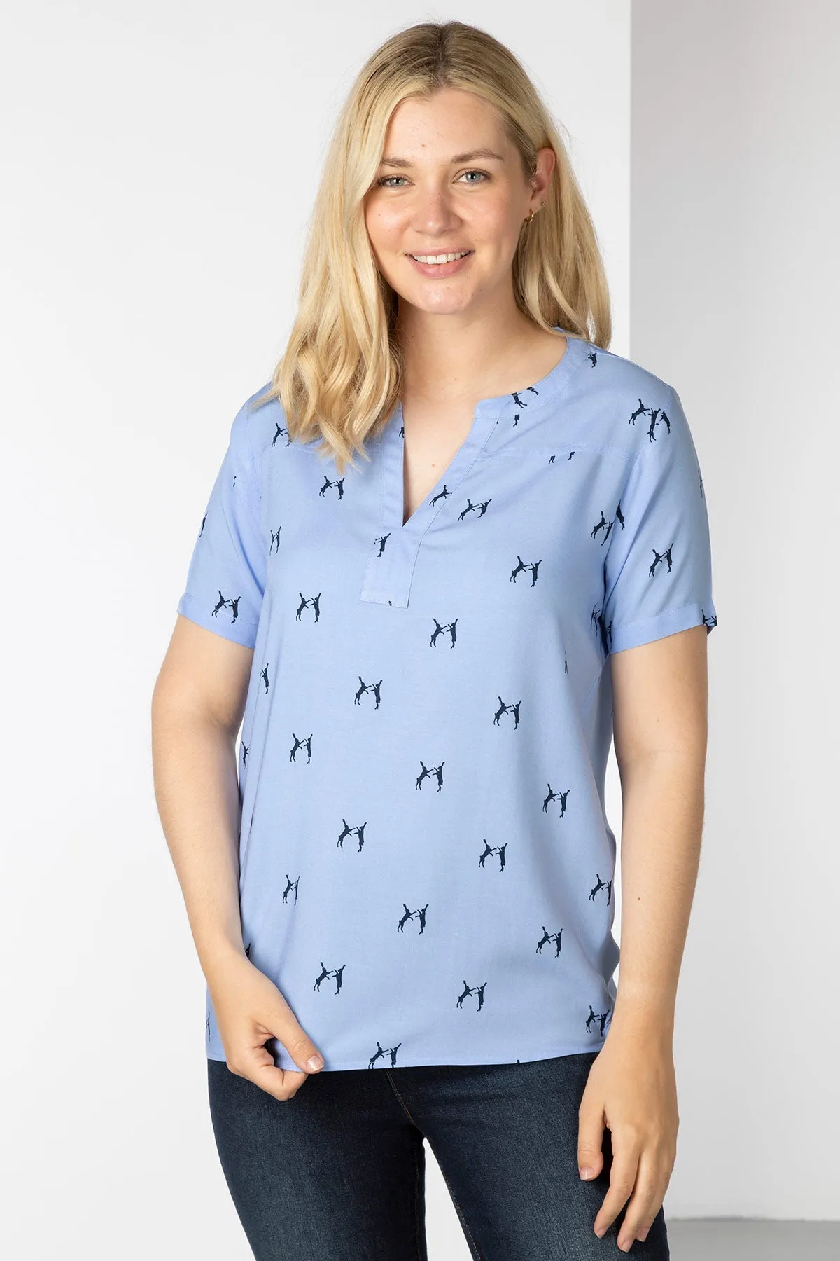 Ladies Short Sleeve Blouse - Wistow II