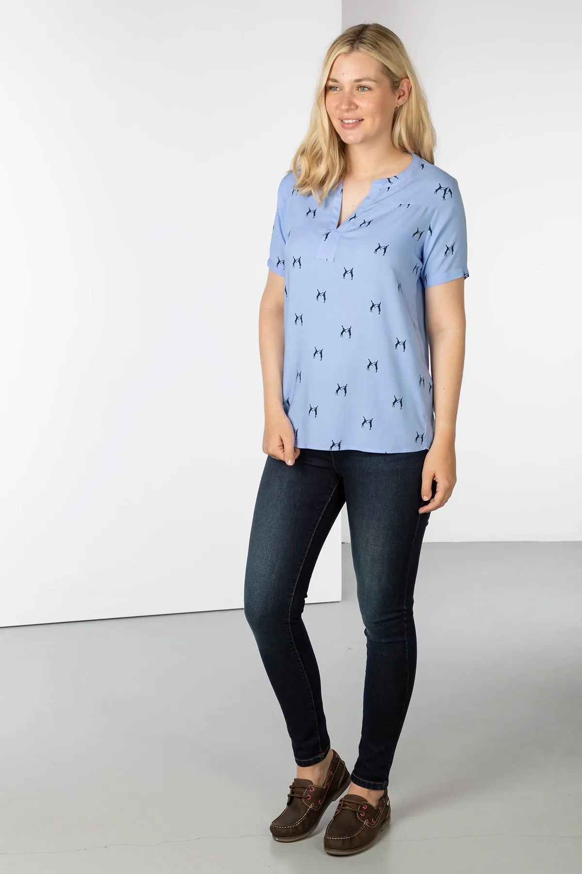 Ladies Short Sleeve Blouse - Wistow II