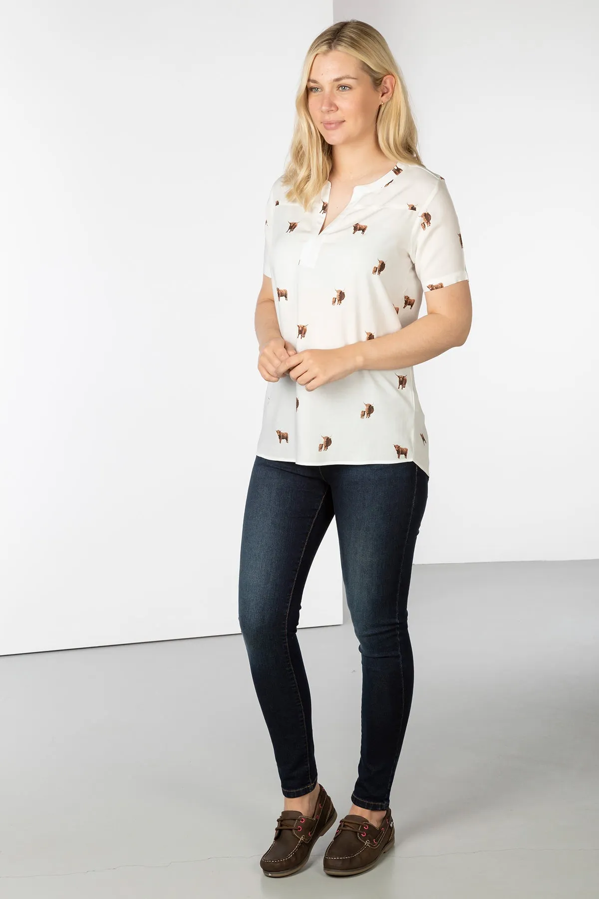 Ladies Short Sleeve Blouse - Wistow II