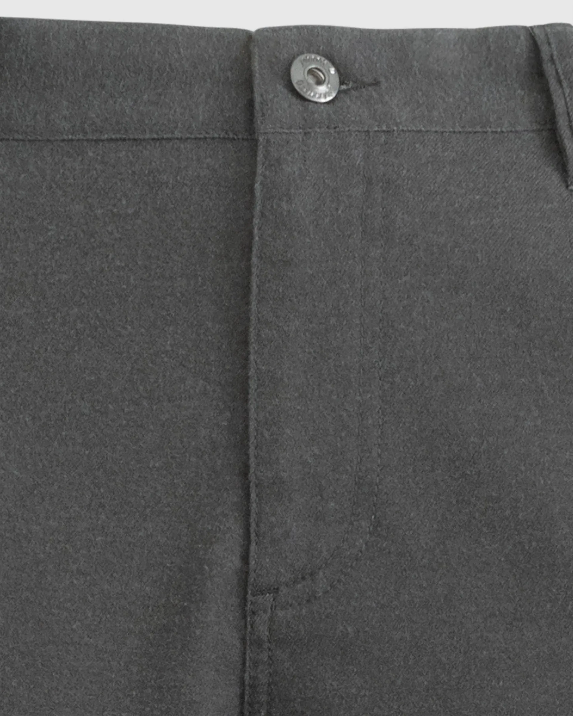 London Brushed Twill Flannel Pant in Charcoal by Johnnie-O