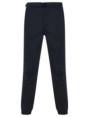 Mauro Stretch Cotton Twill Cuffed Cargo Jogger Pants in Sky Captain Navy - Tokyo Laundry