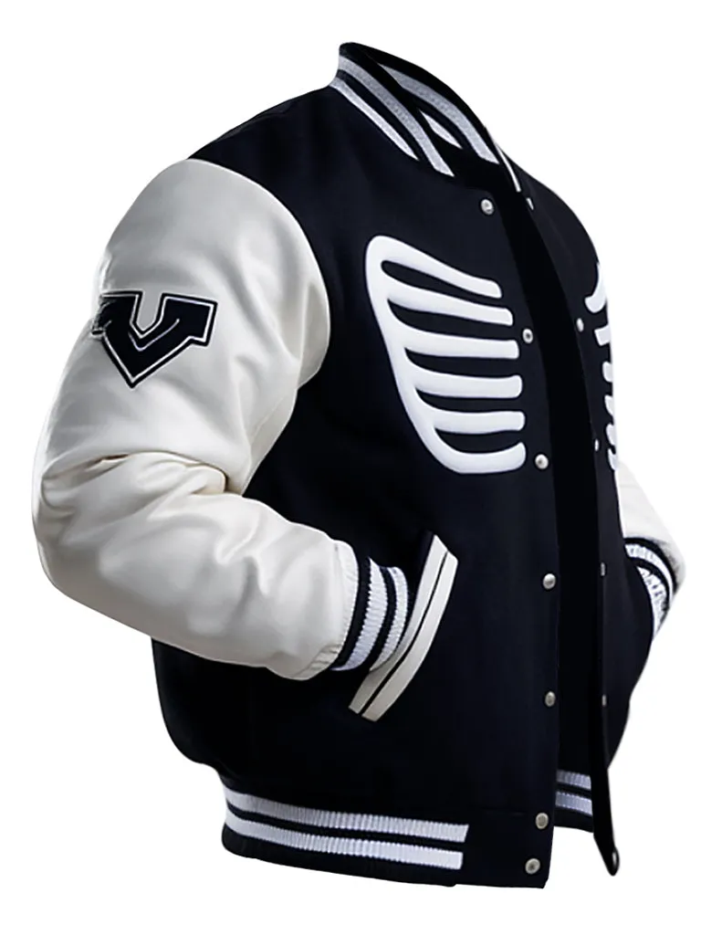 Men's The Greatest Skeleton Stadium Varsity Jacket