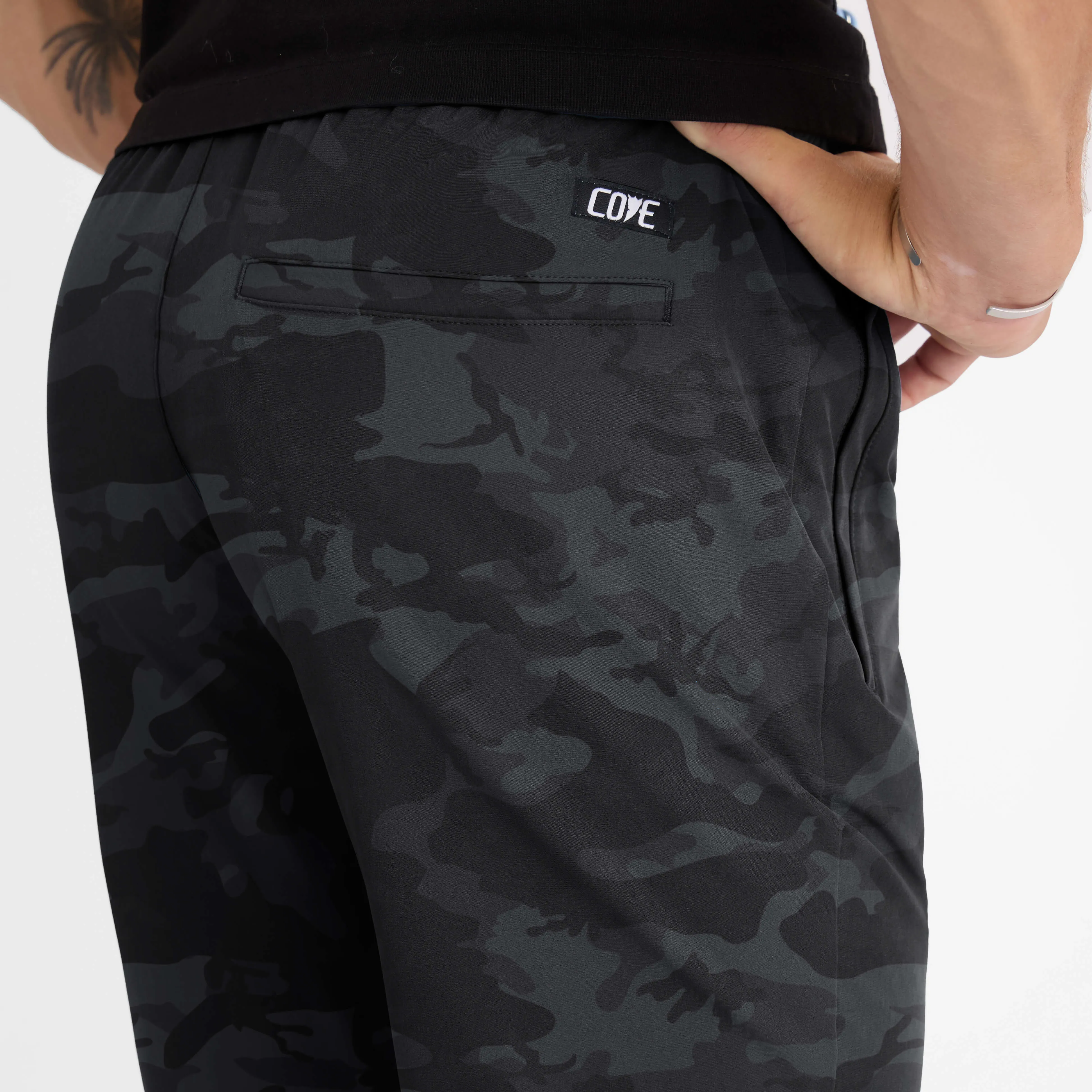 (New) Black Camo Joggers