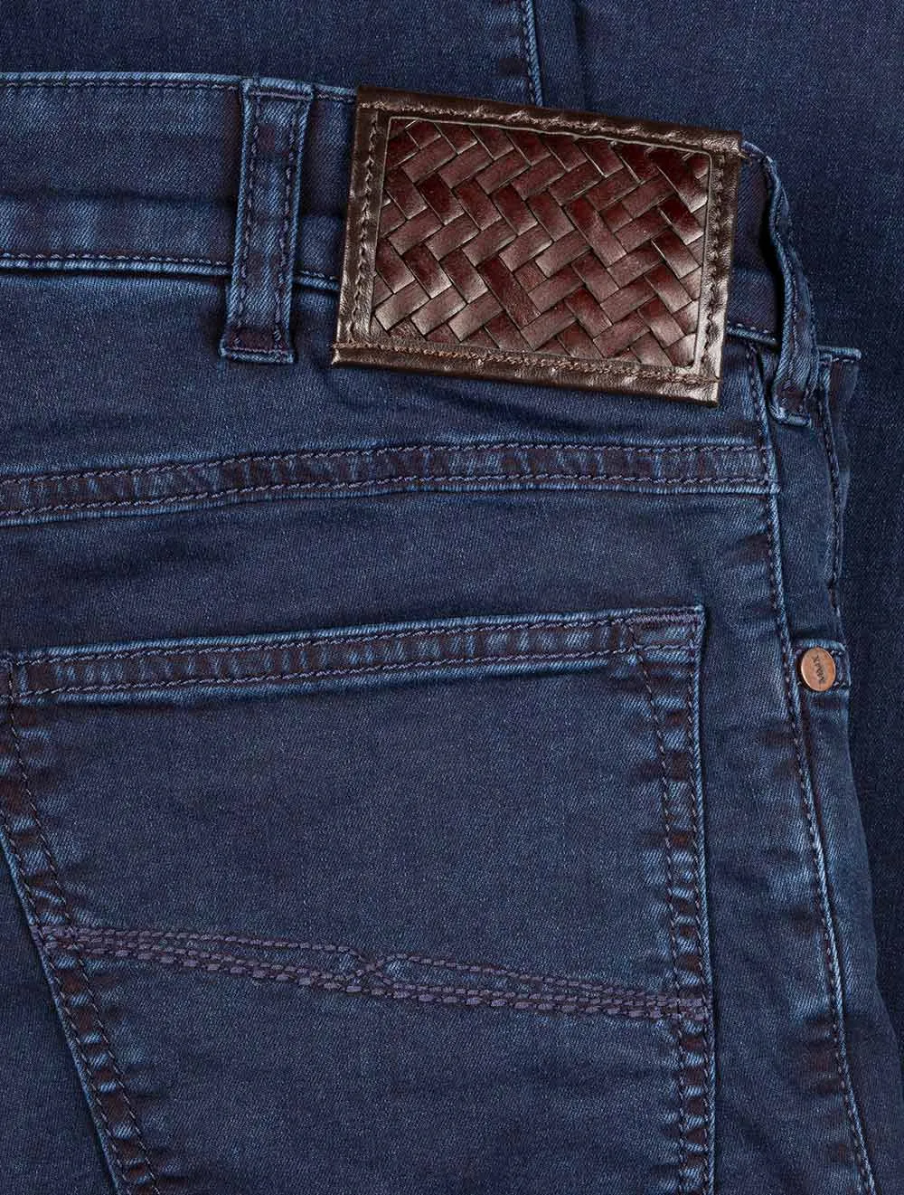 Phoenix Jean With Leather Badge Navy