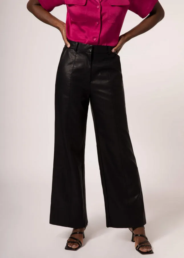 Poliana Faux Leather Trousers