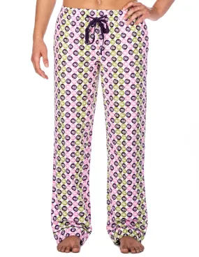 Relaxed Fit Womens Premium 100% Cotton Flannel Lounge Pants