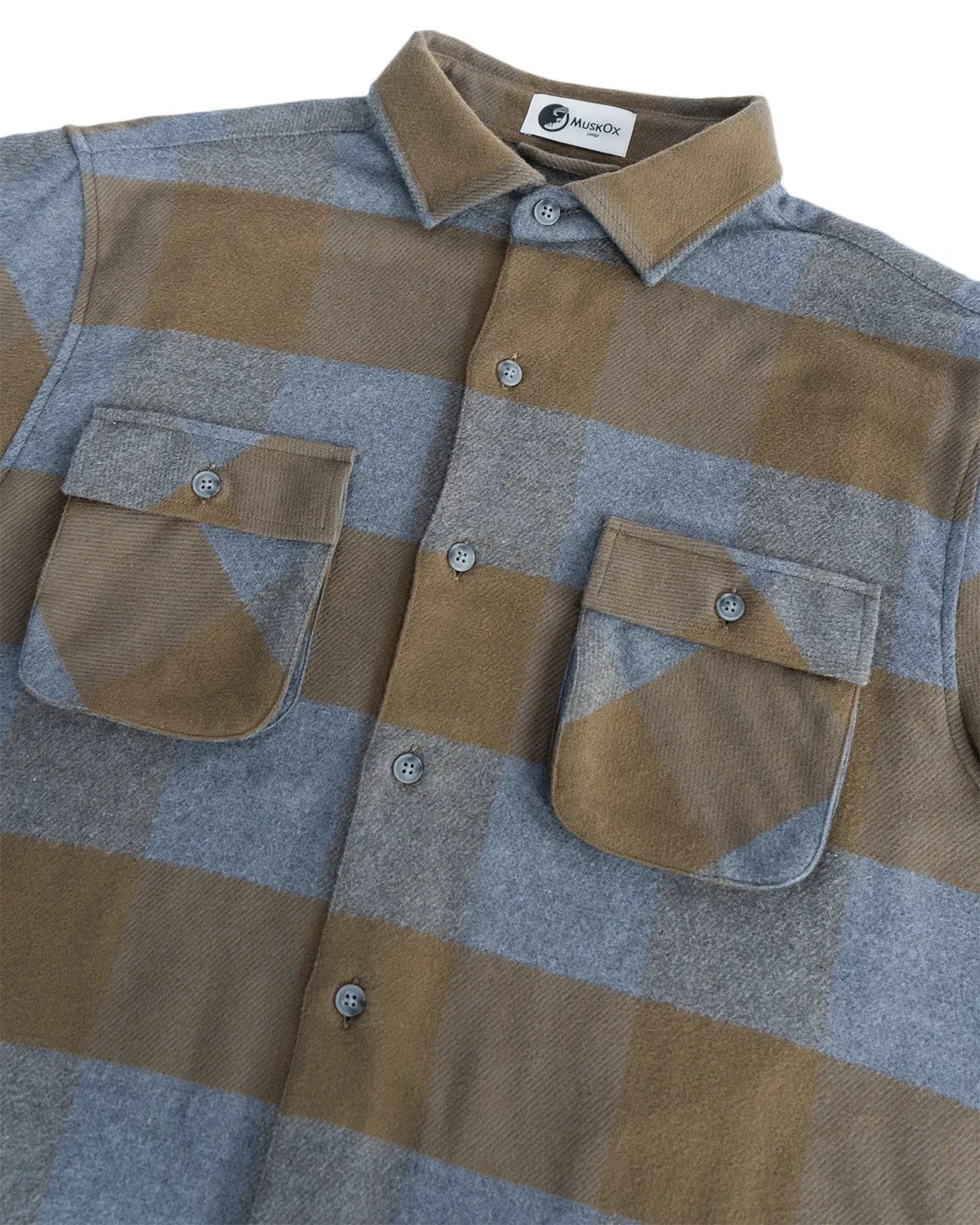 Relaxed Flannel, Caper Green