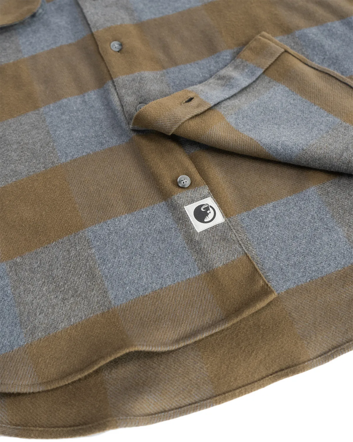 Relaxed Flannel, Caper Green