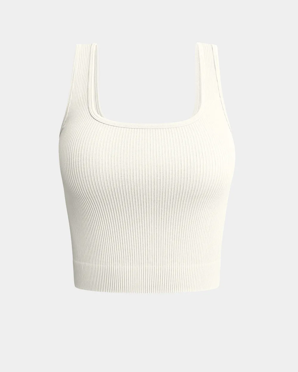 Ribbed Seamless Shirts Yoga Crop Tops