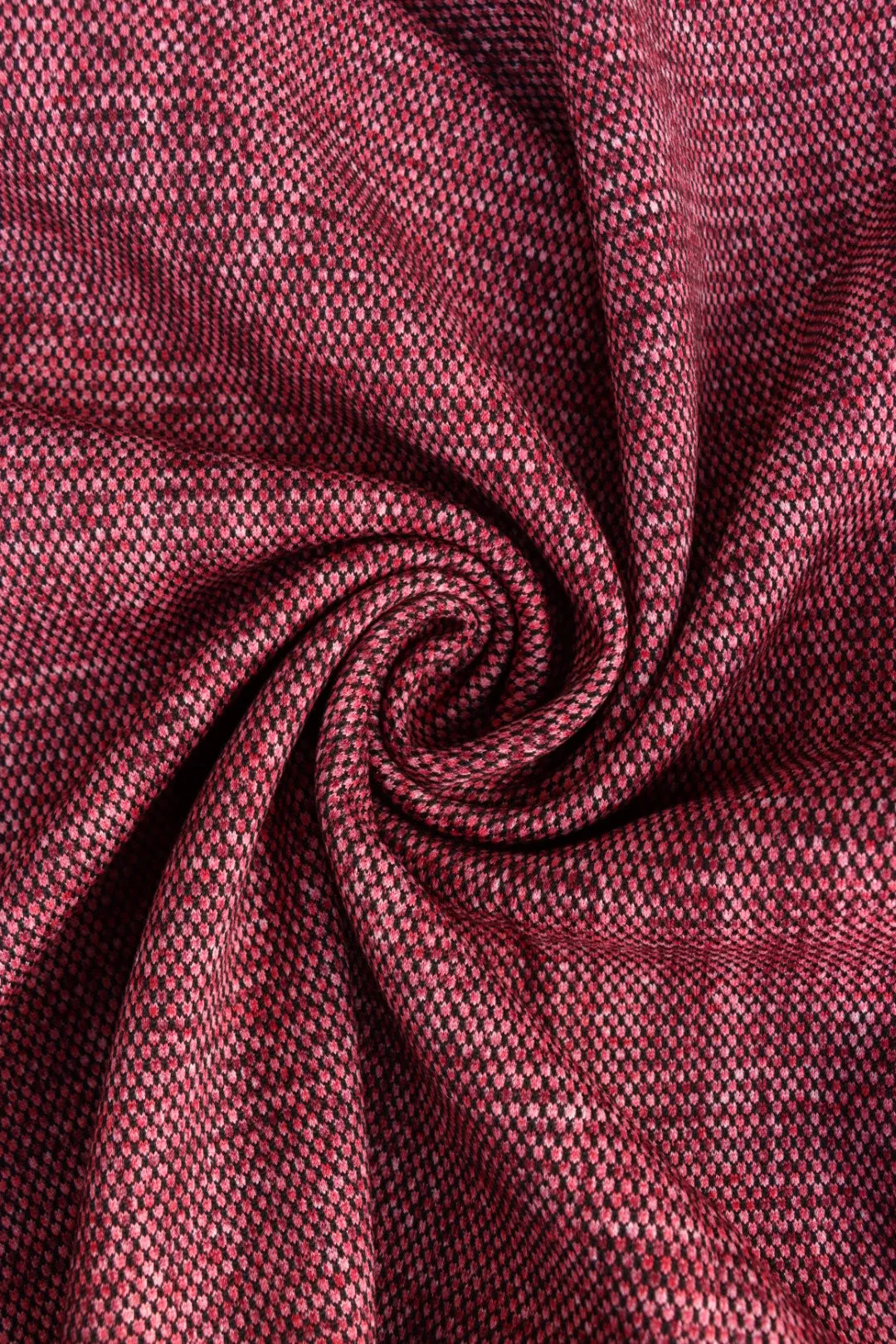 Shades of Red Geneva Luxe Sweater Fleece | By The Half Yard