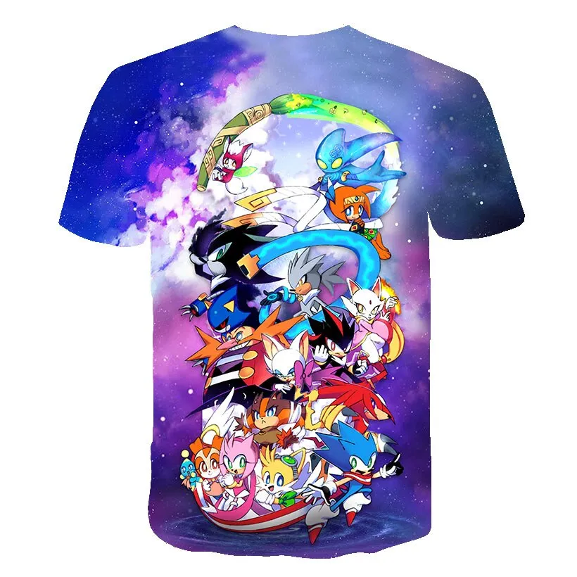 Sonic - 3D Game Print Unisex T-Shirt