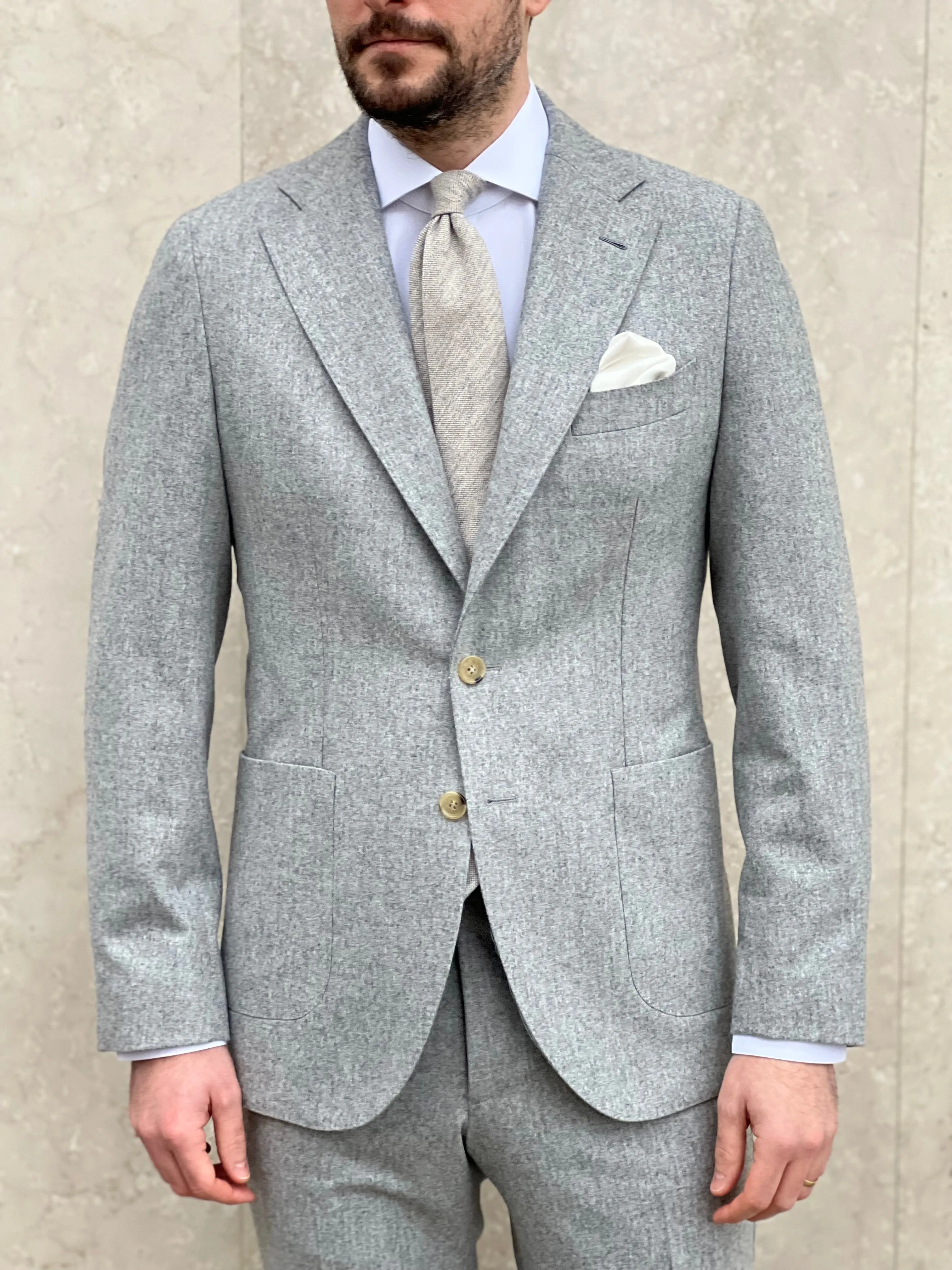 SUIT FLANNEL - LIGHT GREY