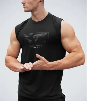 Summer Gyms Sleeveless t shirt Cotton casual Men Bodybuilding Fitness Mens fashion T Shirts Clothes Tees Tops ropa hombre