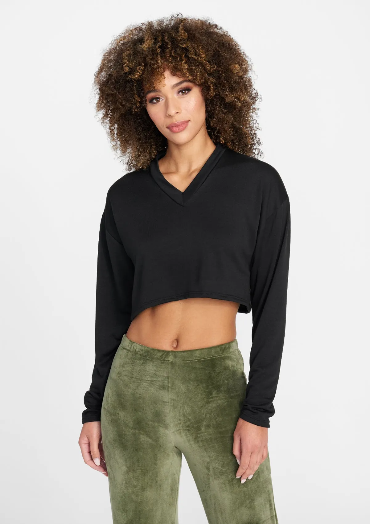 Tall Cropped Sleepwear Top