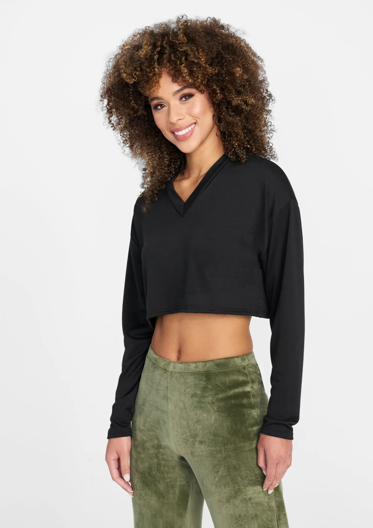 Tall Cropped Sleepwear Top