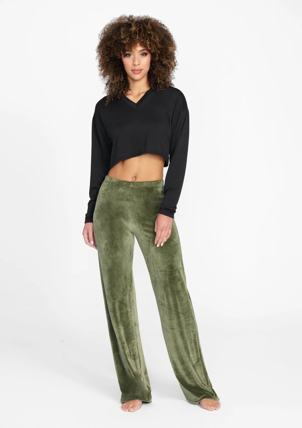 Tall Cropped Sleepwear Top