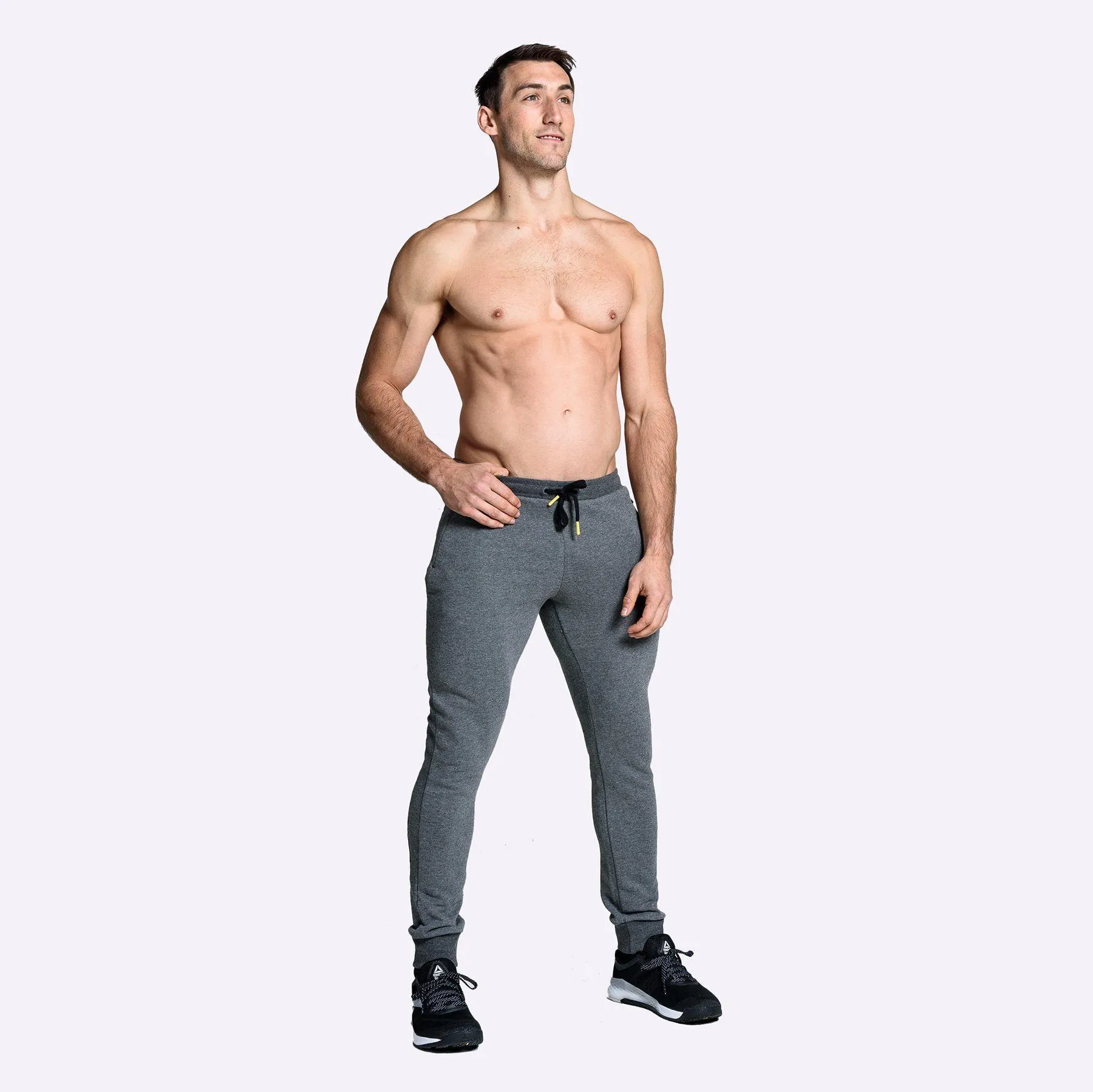 The WOD Life - Outrider Cuffed Jogger Pants - CHARCOAL MARL