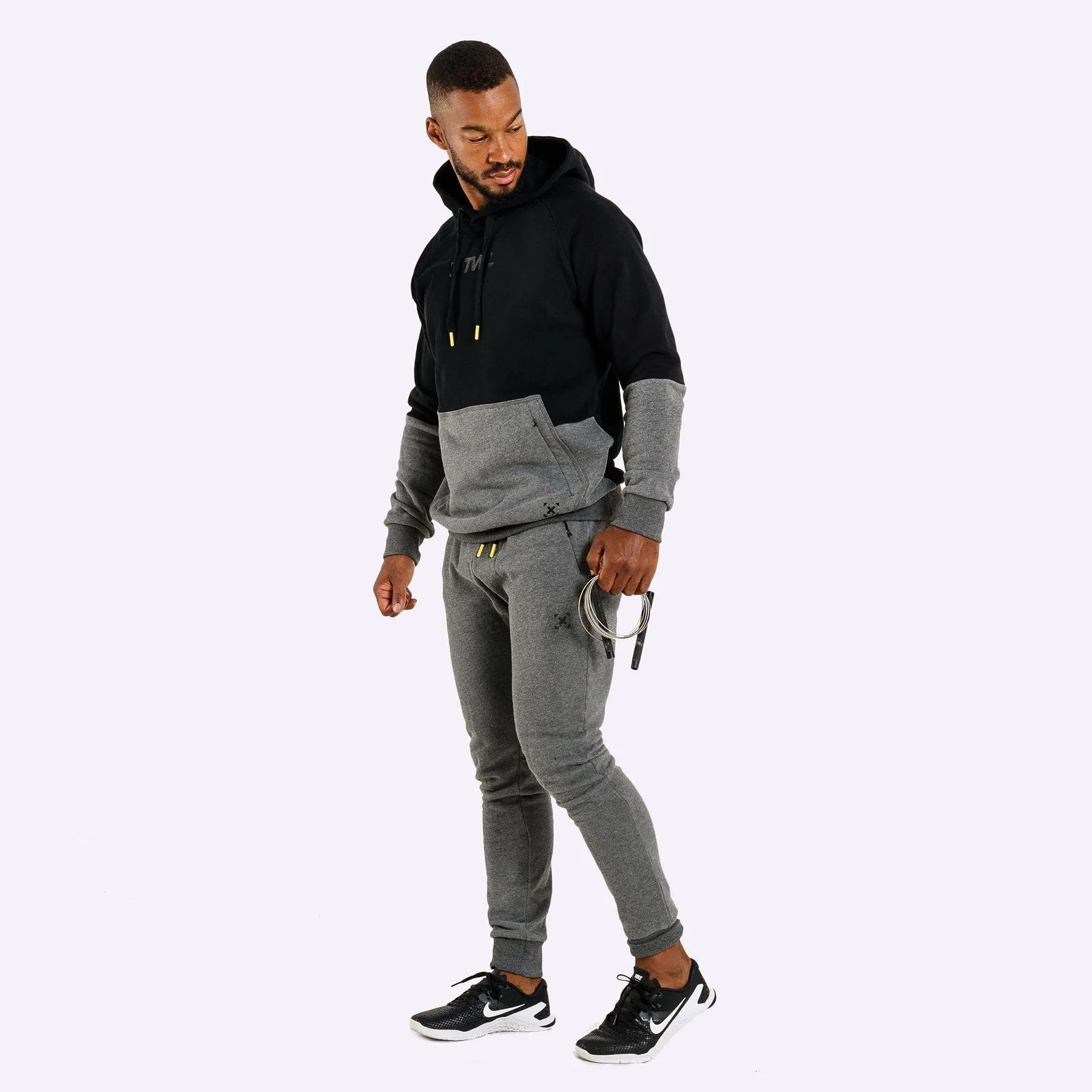 The WOD Life - Outrider Cuffed Jogger Pants - CHARCOAL MARL