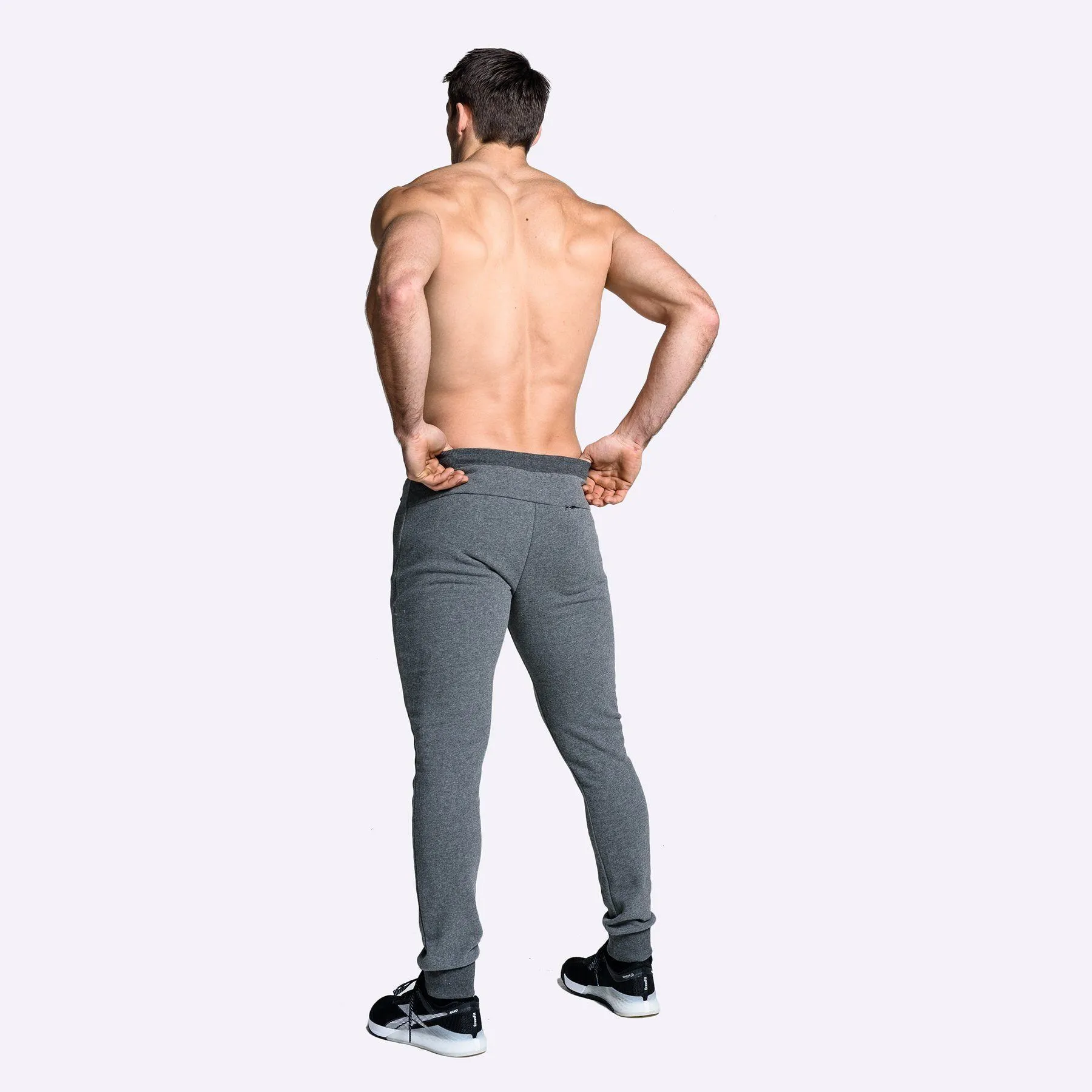 The WOD Life - Outrider Cuffed Jogger Pants - CHARCOAL MARL