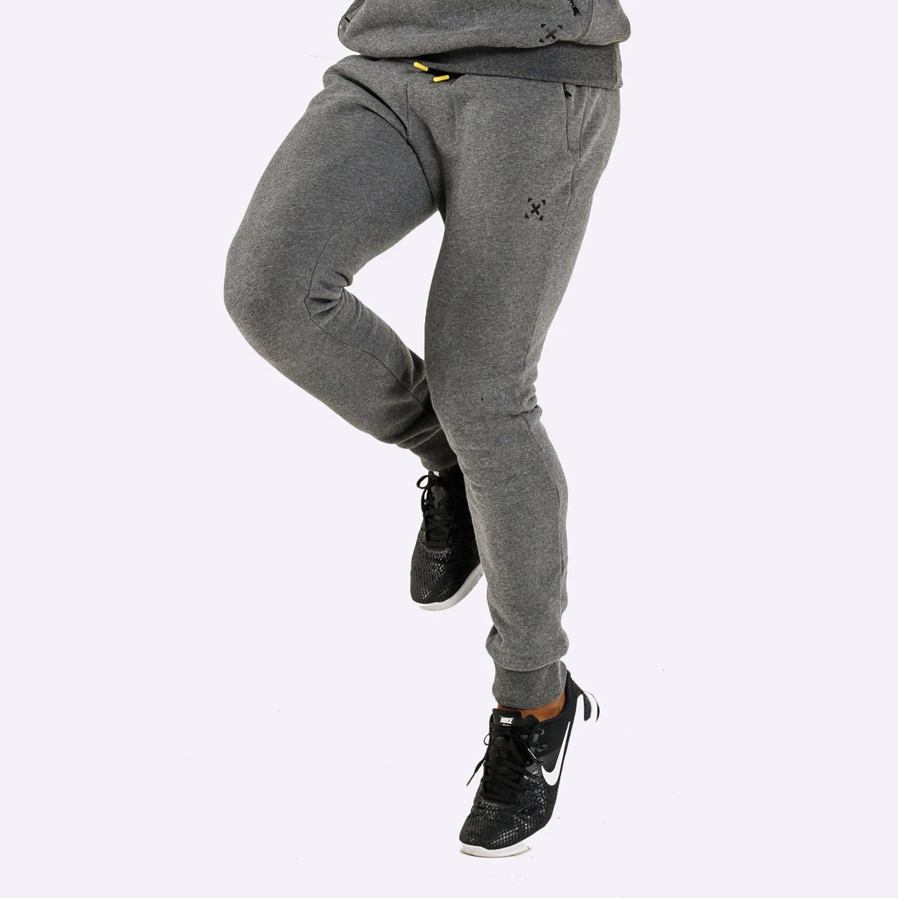 The WOD Life - Outrider Cuffed Jogger Pants - CHARCOAL MARL