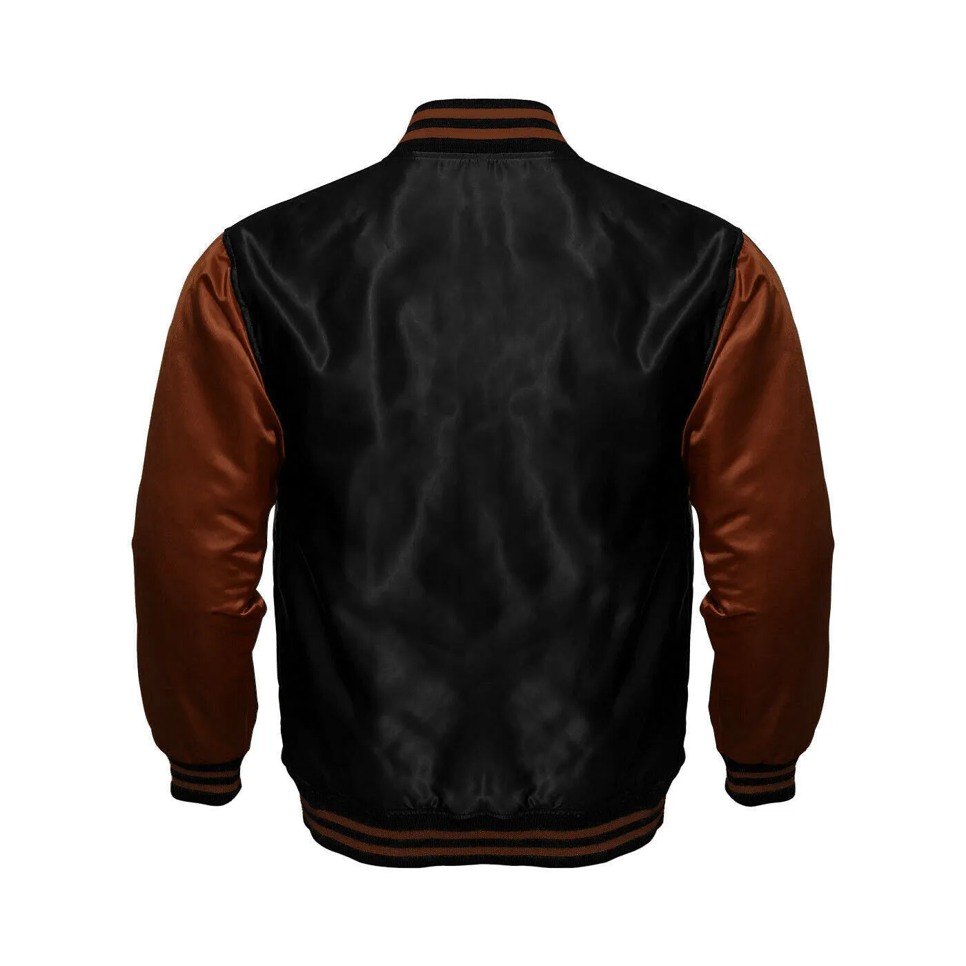 Women Satin Jacket Black/Brown