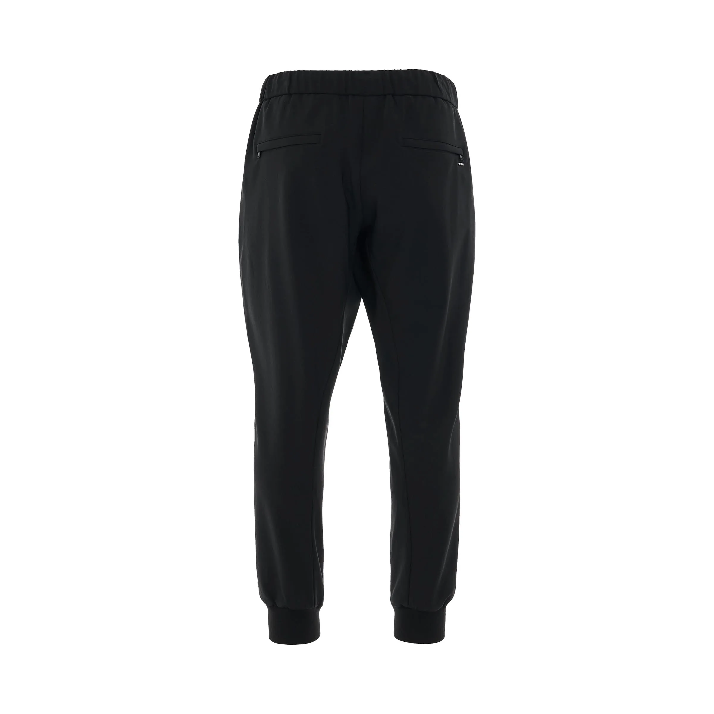 Wool Jogger Trouser in Black